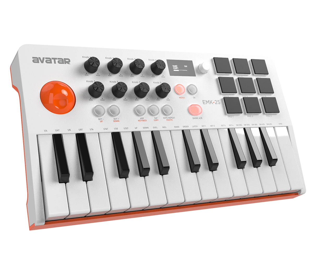 Midi Controller Pad - EMK-25 pengontrol Keyboard Midi nirkabel dengan