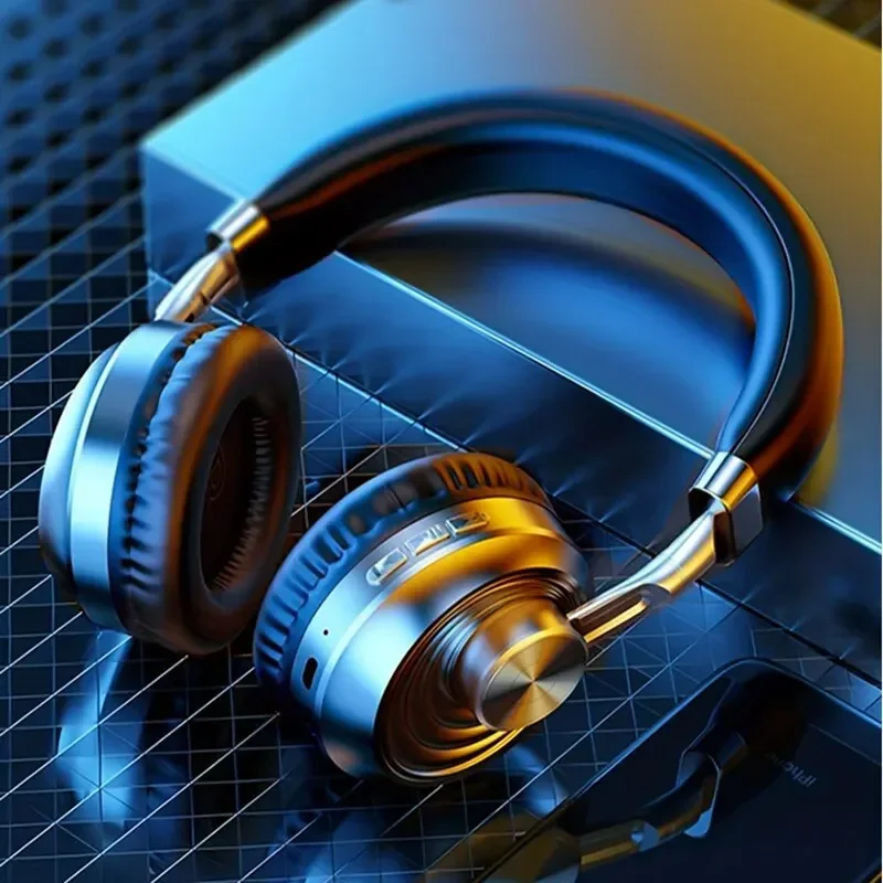 Audio Music Dj - Headset Logam Retro Headphone Besar Bluetooth
