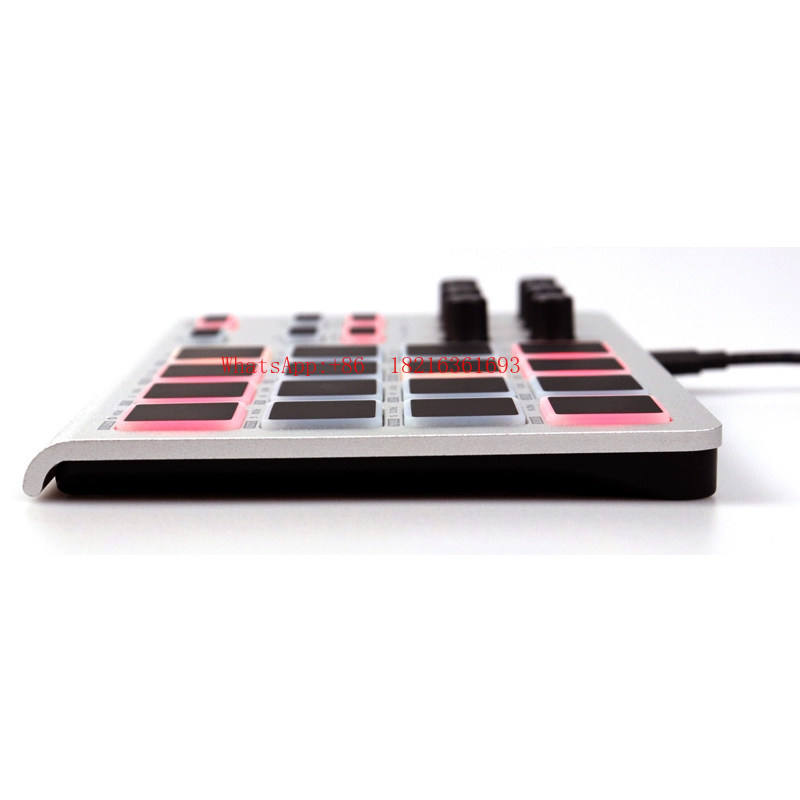 Midi Controller Pad - 20.26NEW Portable Slim Aluminum Drum Pad