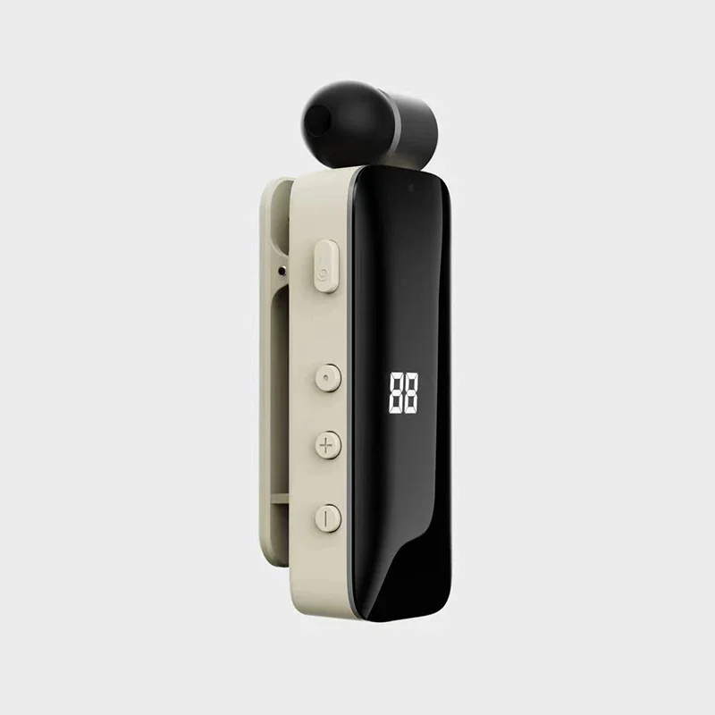 Contact Pickup Mic - F906 Headset Bluetooth nirkabel, Headphone dalam