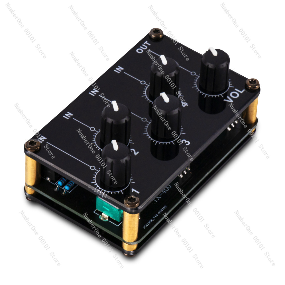 Audio Music Hub - Mixer Stereo Pasif Depan Audio Multifungsi