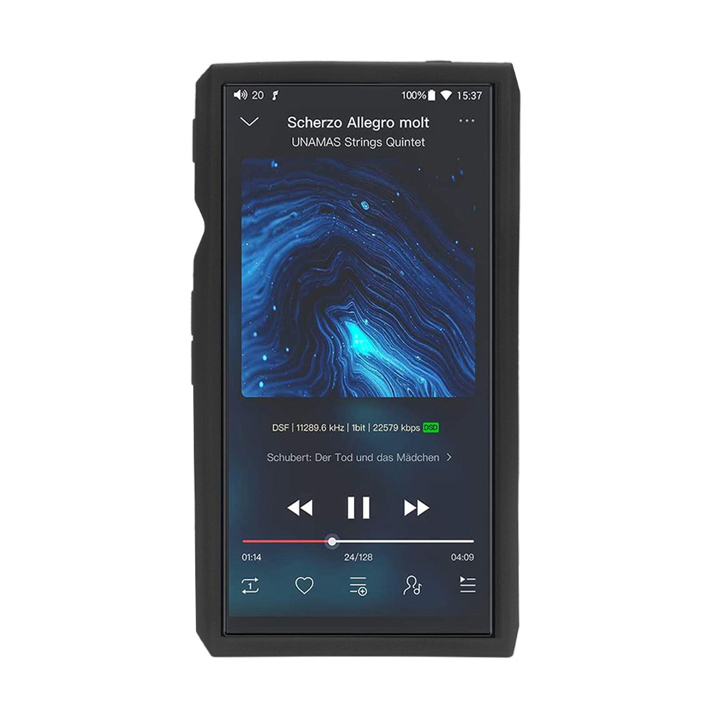 Audio Music Play - Silikon Lembut Pelindung Anti-Gores Case Kulit