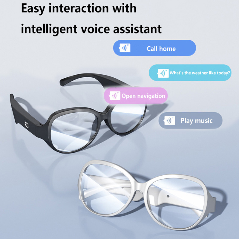 Audio Music Voice - Kacamata Hitam Bluetooth Pintar Bluetooth 5.4