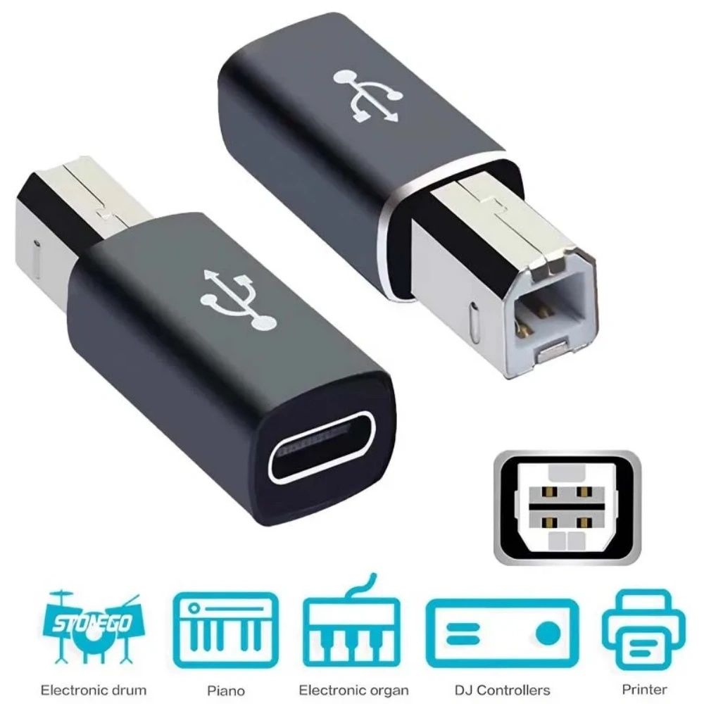 Midi Controller Pad - Adaptor USB B Male ke USB