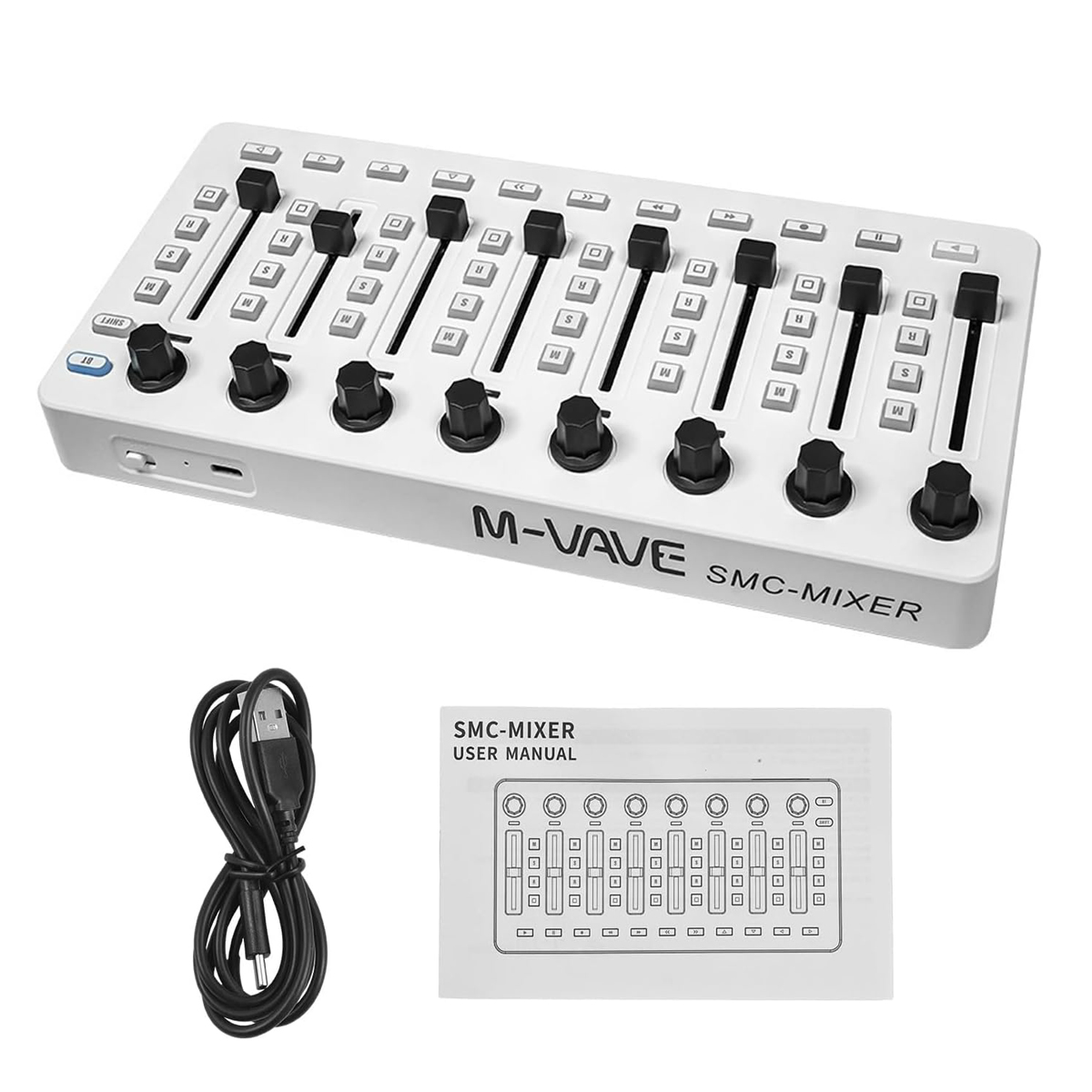 Midi Controller Pad - M-VAVE SMC-Mixer Pengontrol MIDI Nirkabel, 43