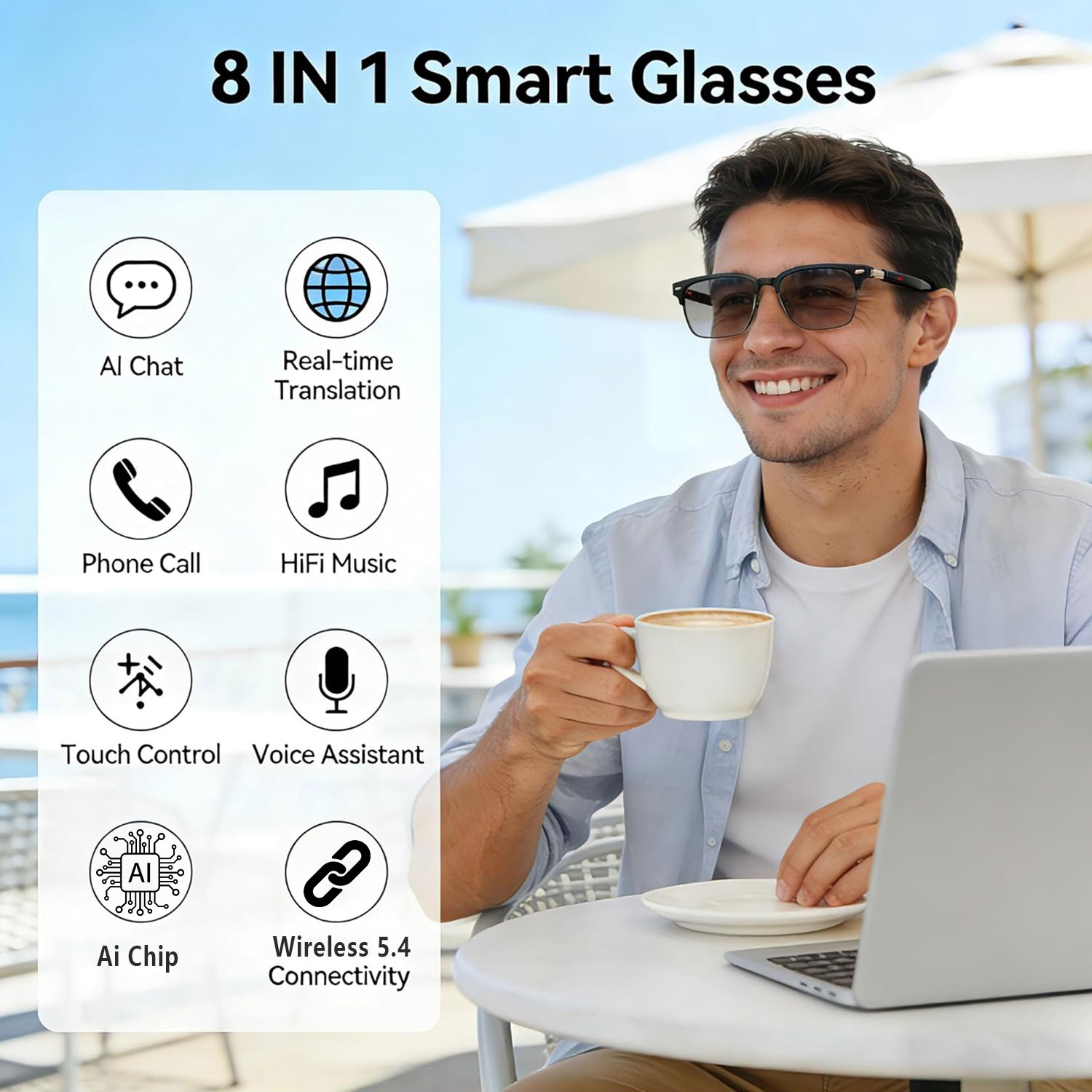 Audio Music Voice - Kacamata Audio Pintar dengan Terjemahan Real-Time,