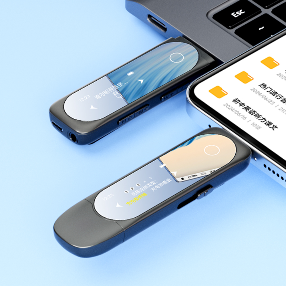 Audio Music Voice - Pemutar MP3 dengan Bluetooth Tipe-C Clip