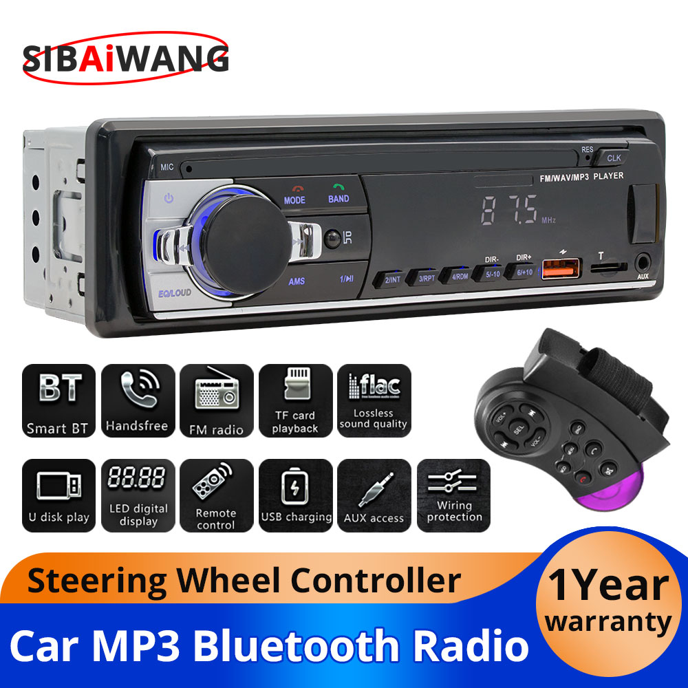 Audio Universal Music - Radio Mobil 1Din Pemutar MP3 Bluetooth