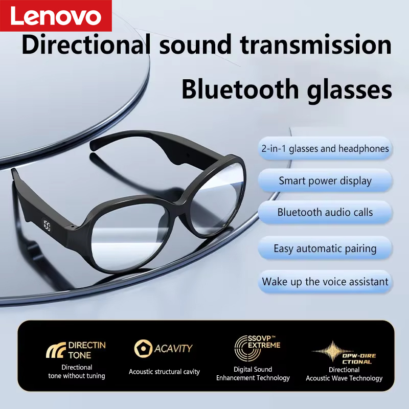 Audio Music Voice - Kacamata Bluetooth Pintar Lenovo Bluetooth 5.4
