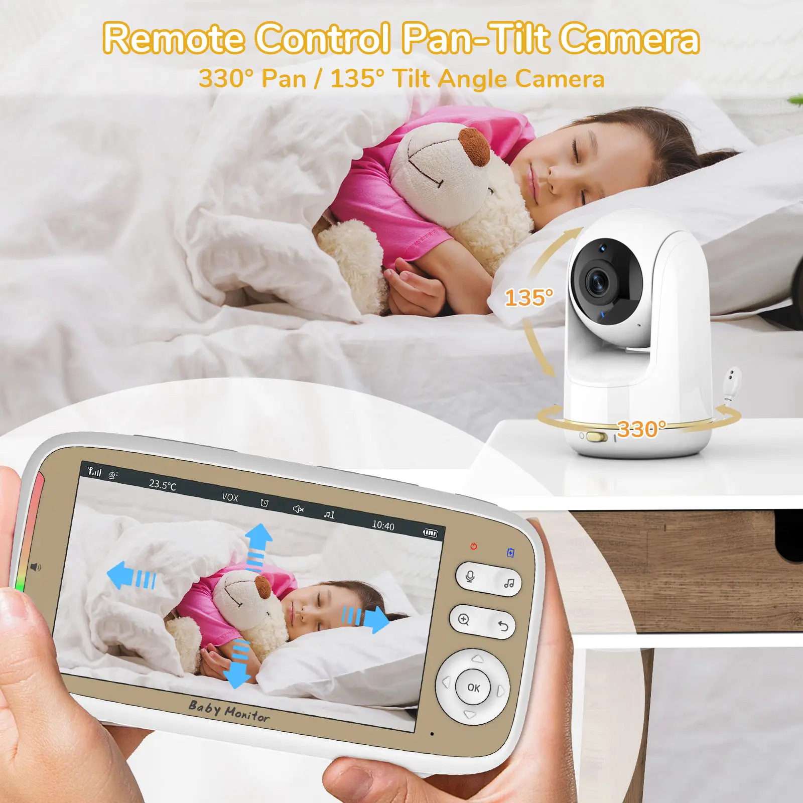 VB803 PRO Monitor Bayi dengan  - Music Audio Pro ulasan dan harga