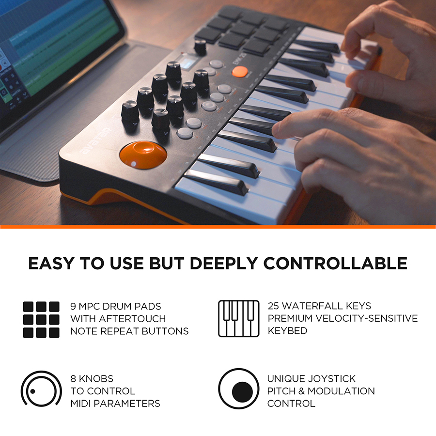 Keyboard MIDI Controller Denga - Midi Controller Pad ulasan dan harga