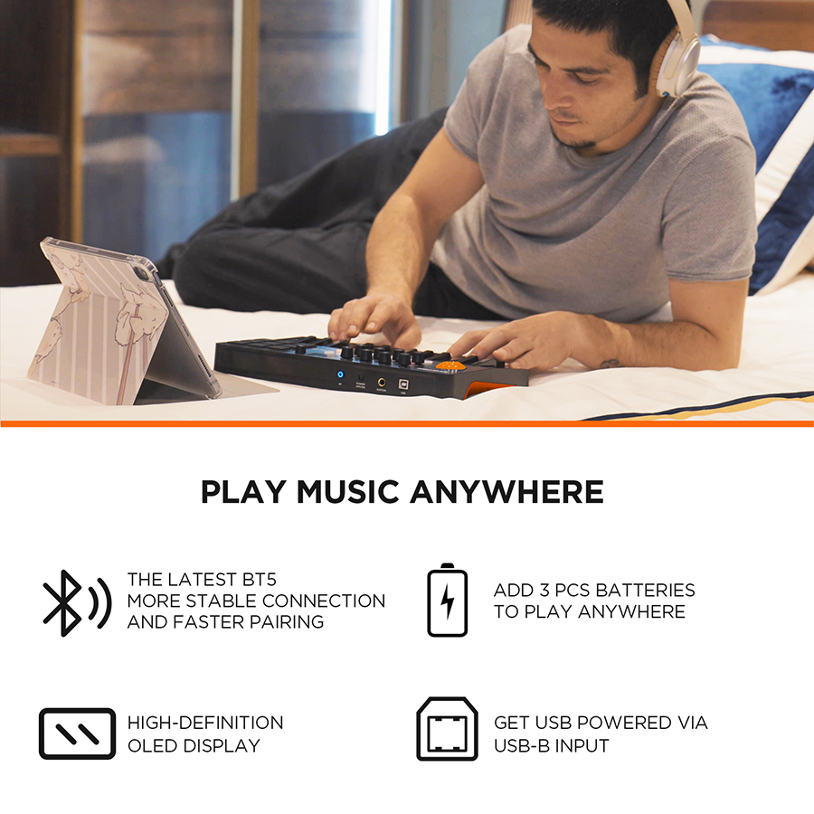 Keyboard MIDI Controller Denga - Midi Controller Pad ulasan dan harga