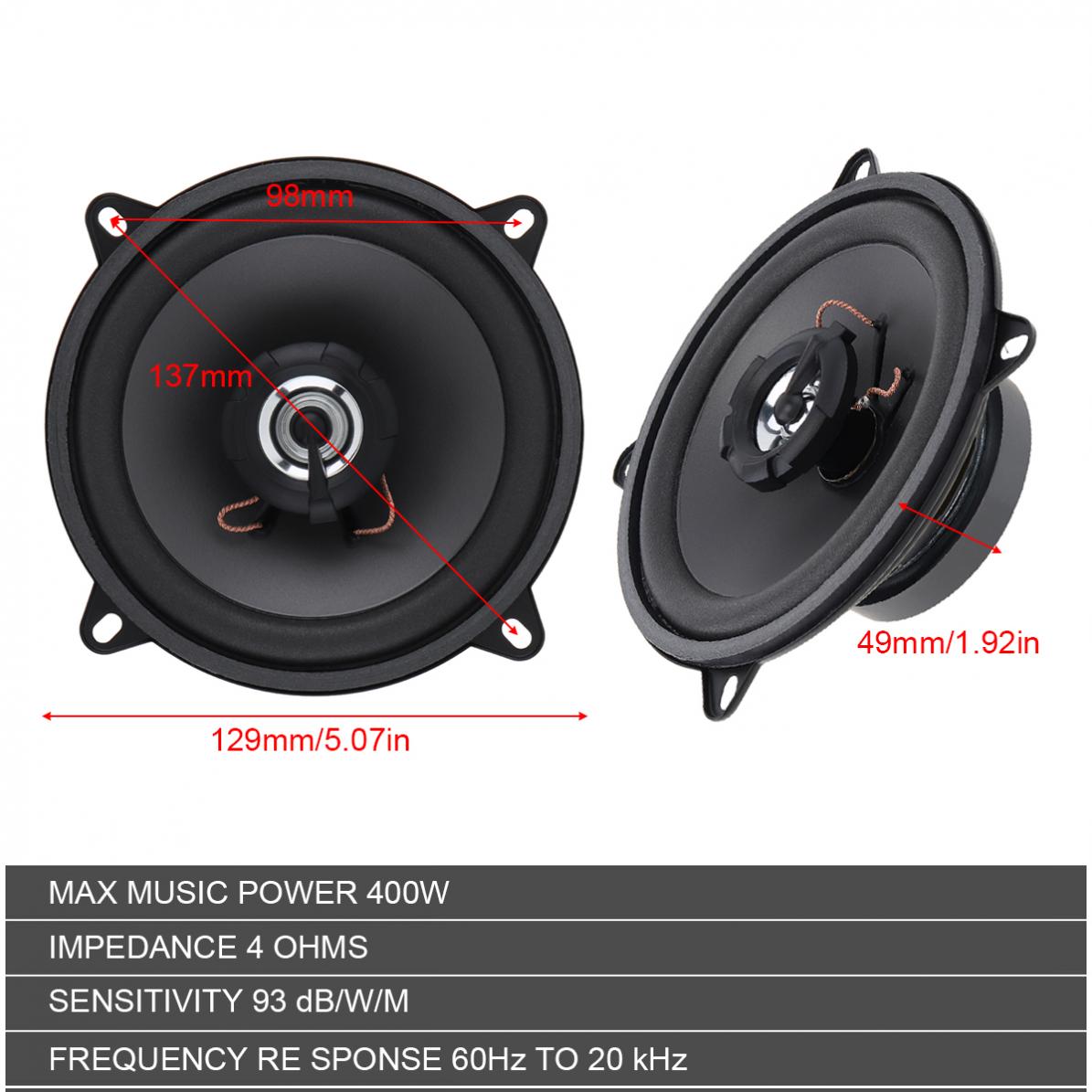 5 Inci 400W / 500W Speaker Koa - Audio Universal Music ulasan dan harga