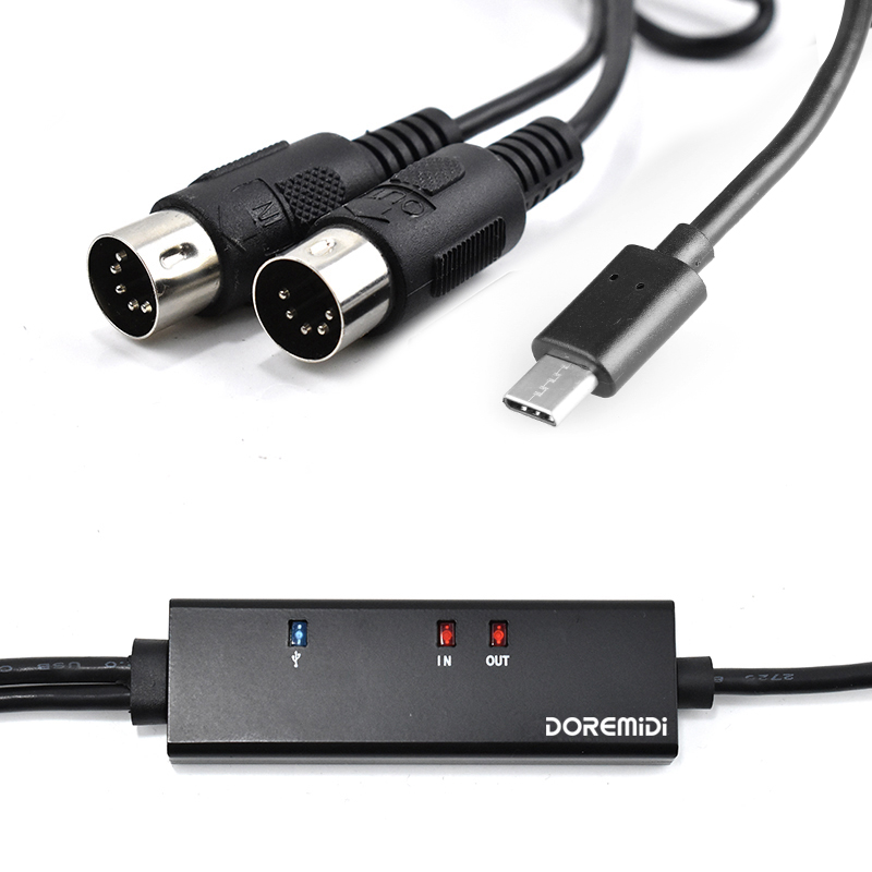 Kabel Masuk/Keluar Midi Hub Ty - Audio Music Hub ulasan dan harga