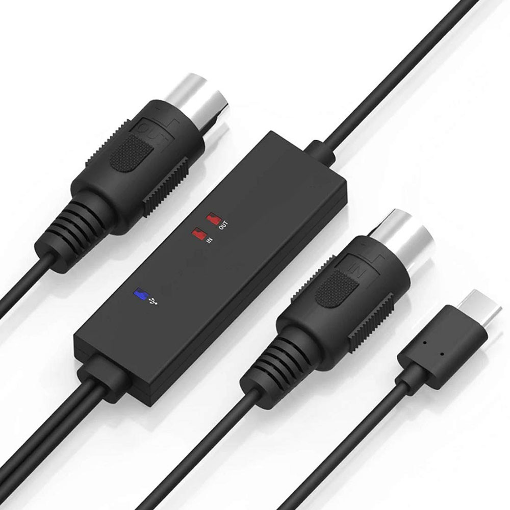 Kabel Masuk/Keluar Midi Hub Ty - Audio Music Hub ulasan dan harga