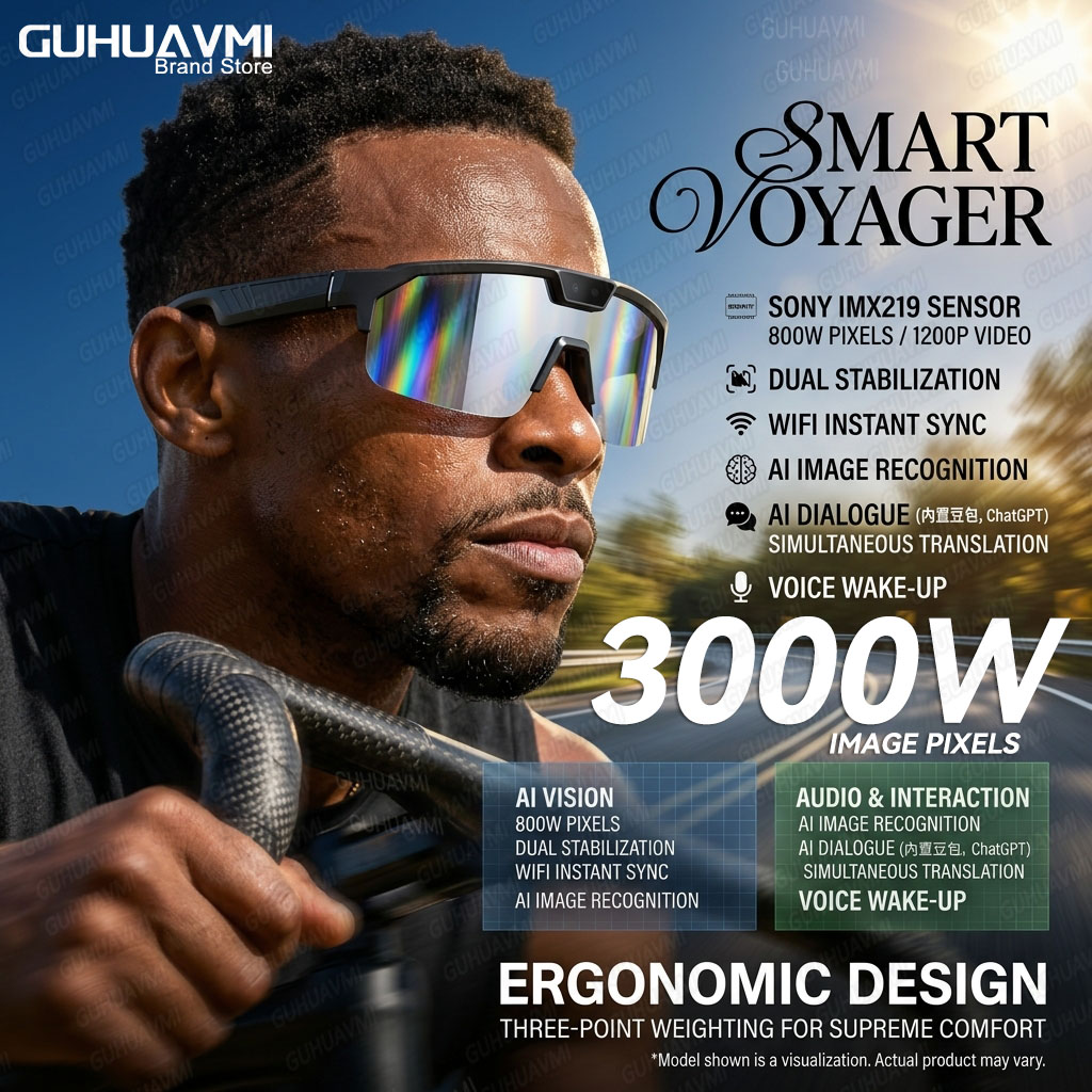 Kacamata Pintar Fotochromic Ka - Music Audio Pro ulasan dan harga