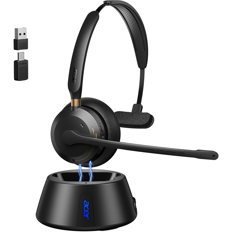 Headset Nirkabel Acer dengan M - Contact Pickup Mic ulasan dan harga
