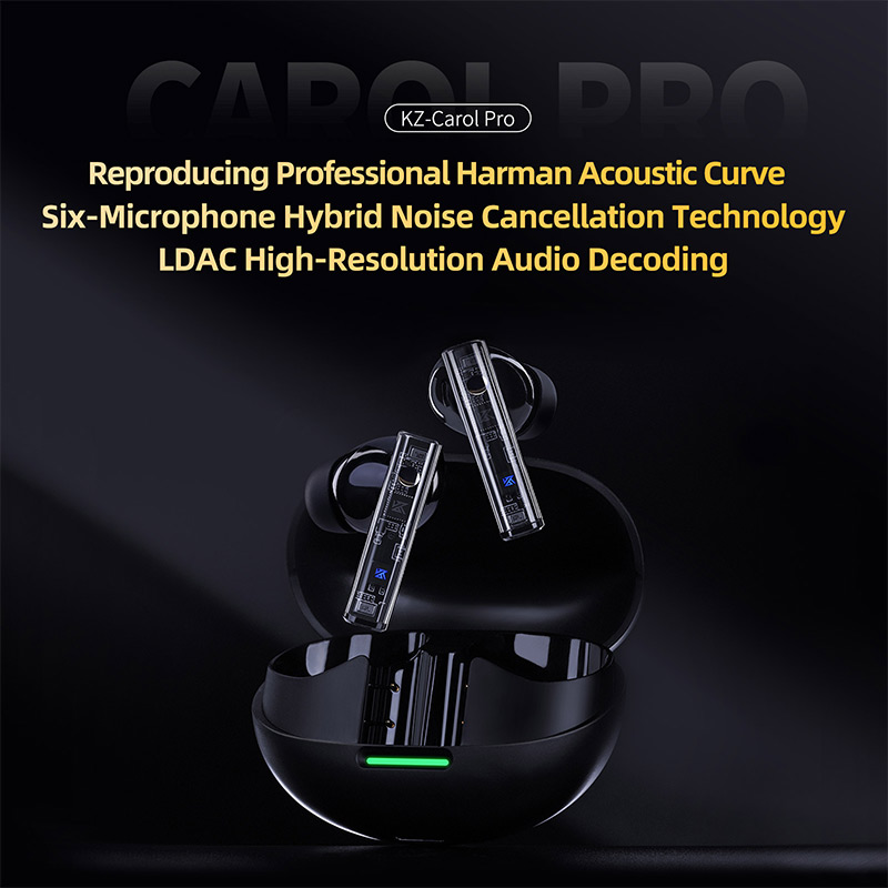 KZ Carol Pro TWS Bluetooth 5.4 - Contact Pickup Mic ulasan dan harga
