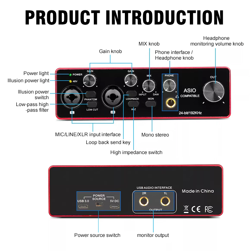 YAMNWEO MD22 Antarmuka Audio U - Audio Music Cut ulasan dan harga