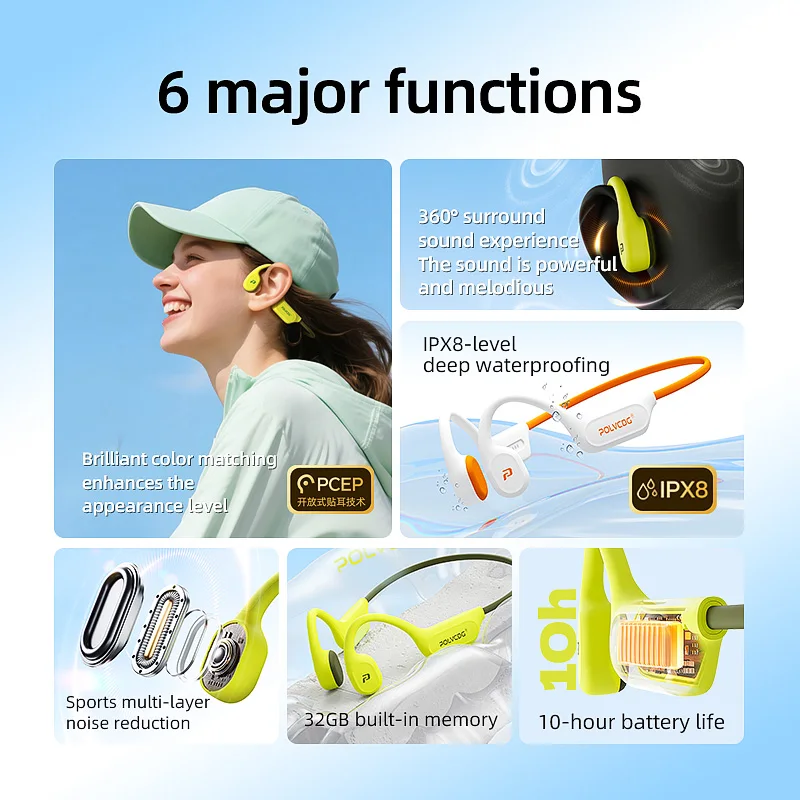 POLVCDG X9 Earphone Konduksi T - Contact Pickup Mic ulasan dan harga