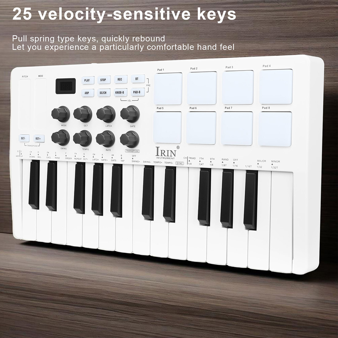 Keyboard MIDI Controller Porta - Midi Controller Pad ulasan dan harga