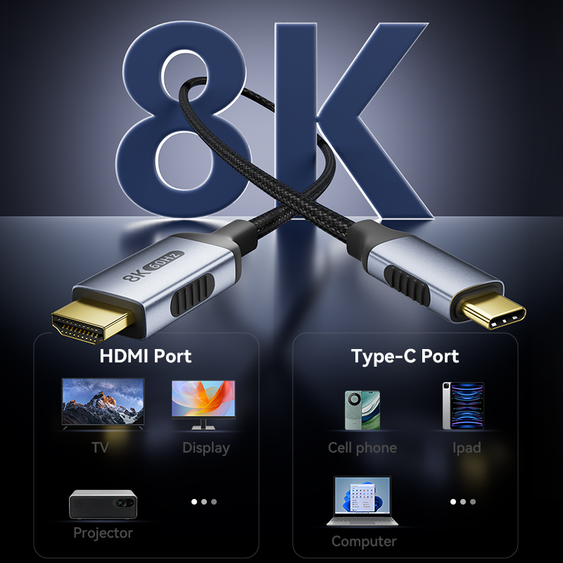 8K @ 60Hz 8K Tipe-c Ke Kabel A - Contact Pickup Mic ulasan dan harga