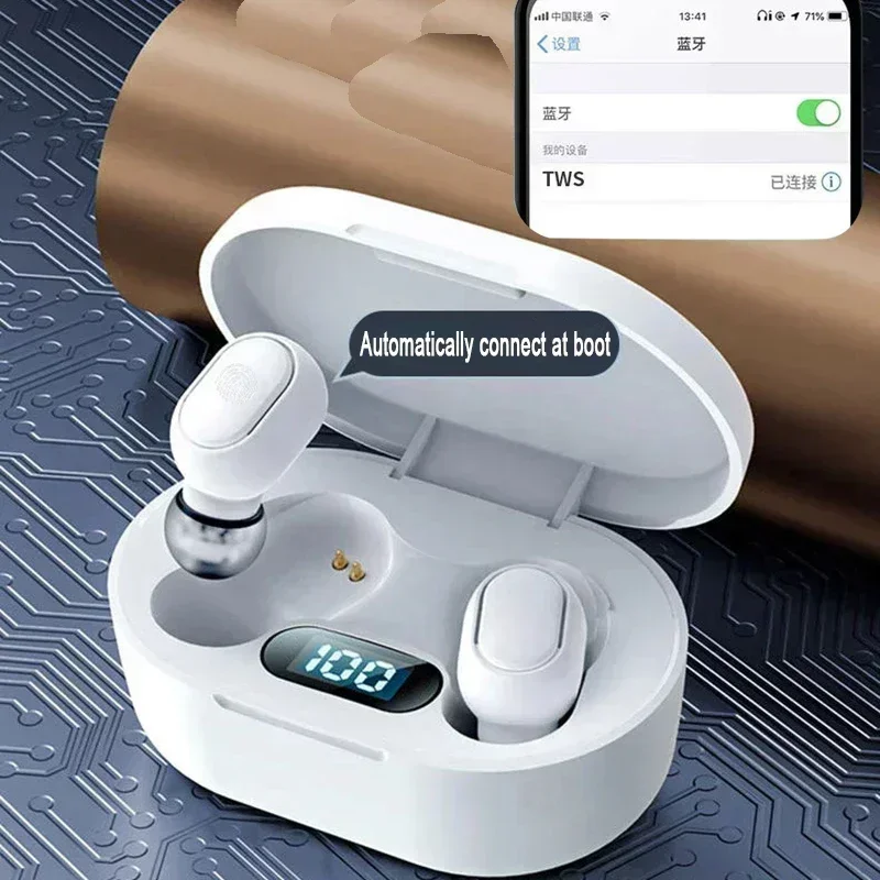 Earphone Bluetooth TWS Fone, H - Contact Pickup Mic ulasan dan harga