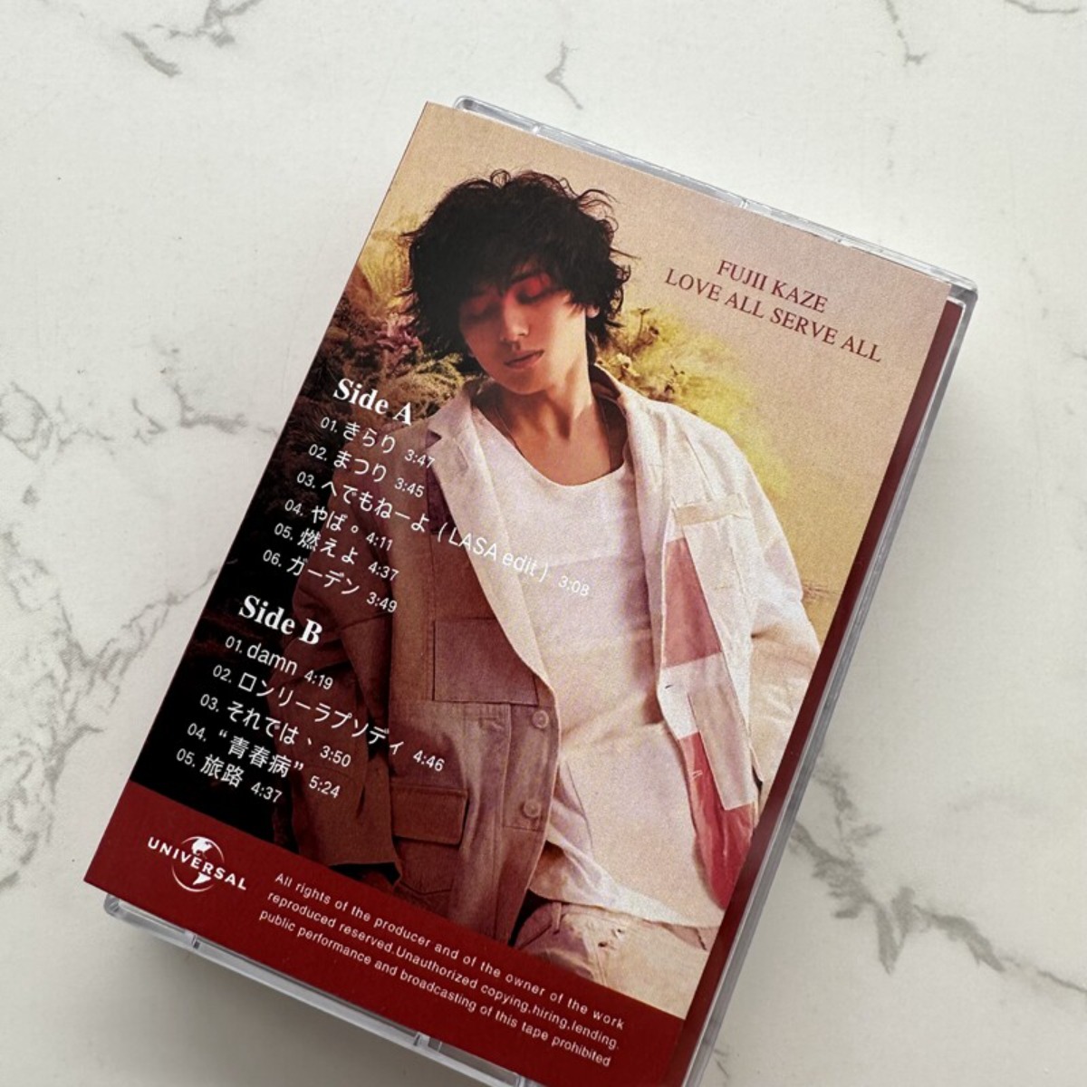 Fujii Kaze LOVE ALL SERVE ALL  - Audio Music Original ulasan dan harga