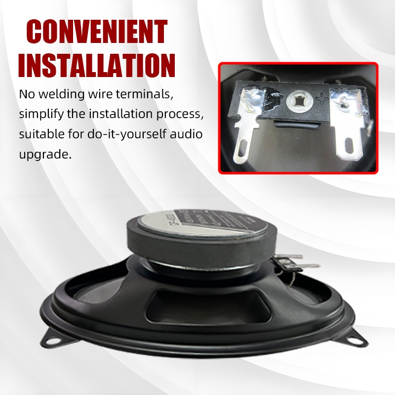 Speaker Mobil 4*6 Inci 450W Un - Audio Universal Music ulasan dan harga