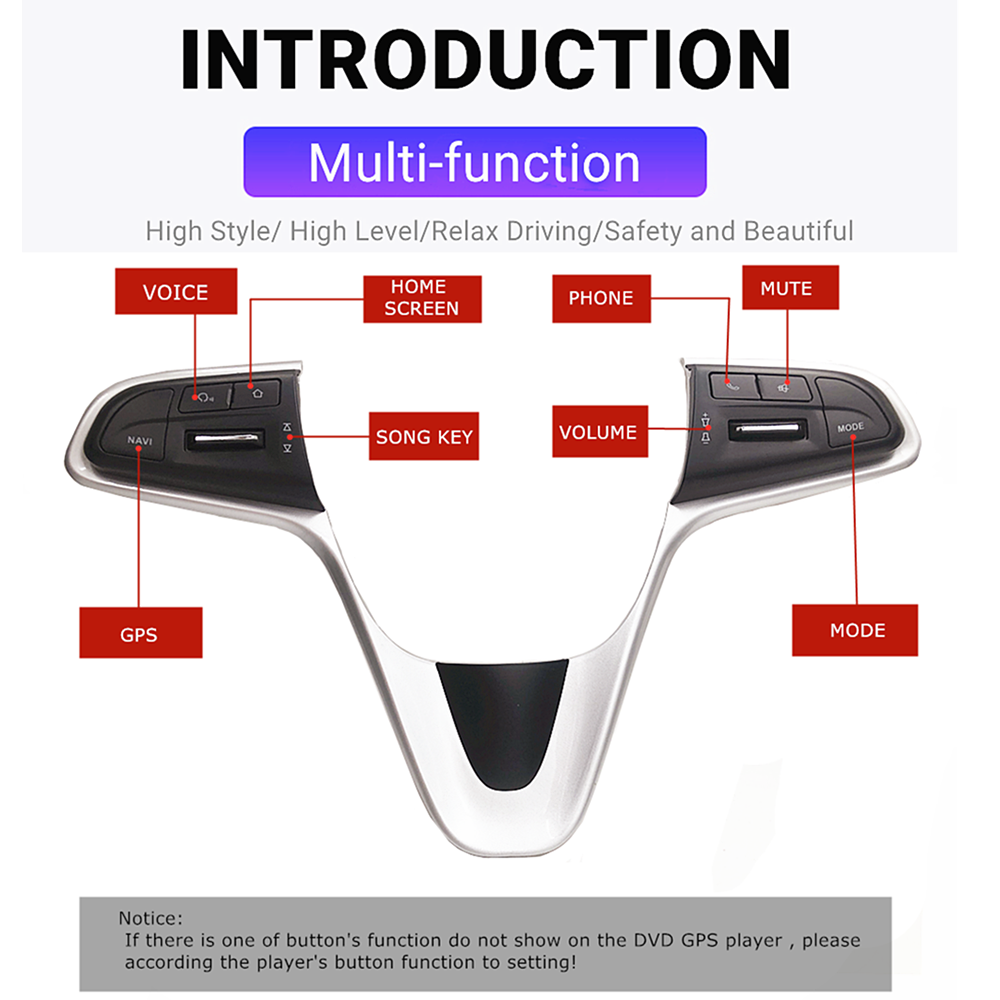 Tombol Kontrol Musik, GPS, DVD - Audio Music Hub ulasan dan harga