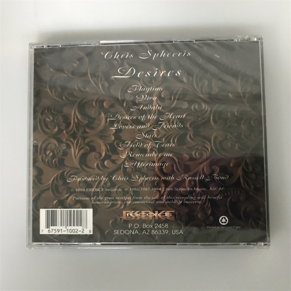 CD 'Desires' Chris Spheeris, A - Audio Music Original ulasan dan harga
