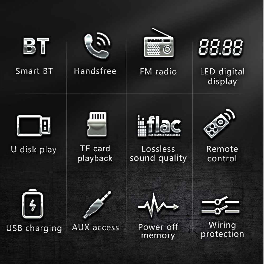 Radio Mobil 1Din Pemutar MP3 B - Audio Universal Music ulasan dan harga