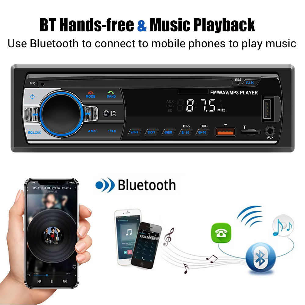 Radio Mobil 1Din Pemutar MP3 B - Audio Universal Music ulasan dan harga