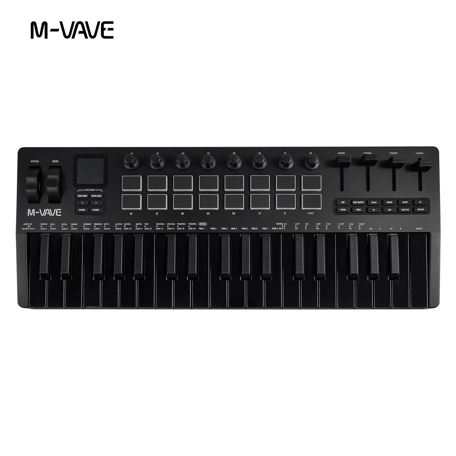 M-VAVE SMK-37 USB MIDI Control - Midi Controller Pad ulasan dan harga