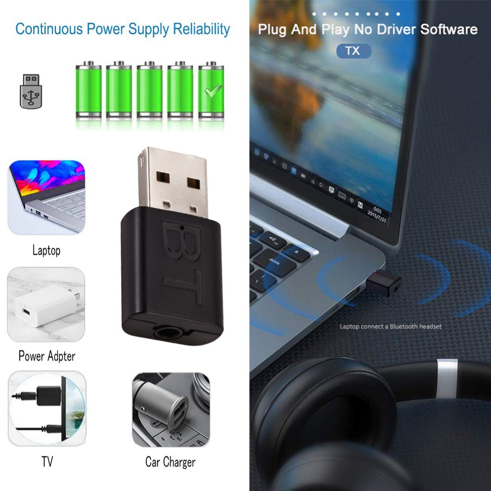 2 in 1 Penerima Bluetooth USB  - Audio Music Play ulasan dan harga